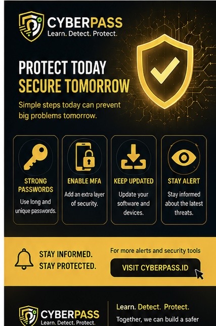 CyberPass awareness flyer